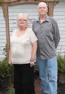 This picture of Phillip Hewitt and his wife, Cindy, was taken for a Sherry’s Run article, the organization that benefits those affected by cancer.