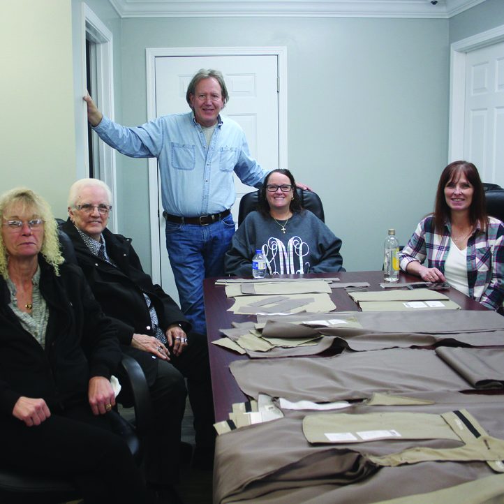 Meet the 620 Pelham Staff: (l-r) Jannie Hale, Annabelle Nichols, co-owner Larry Jones, Vicki Miranda, and Alicia Miller.